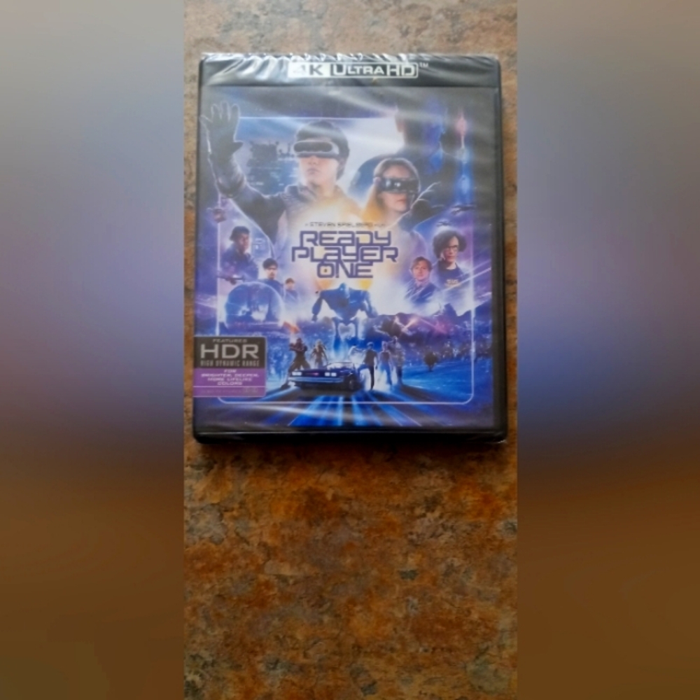 Ready Player One 4K Ultra HD Movie - Blue Cover